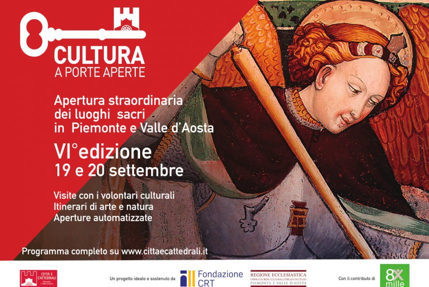 Cultura a porte aperte, apertura straordinaria dei luoghi sacri in Piemonte