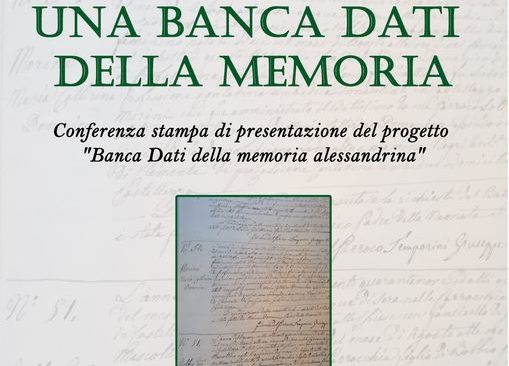 Una Banca Dati della Memoria alessandrina: la conferenza stampa di presentazione