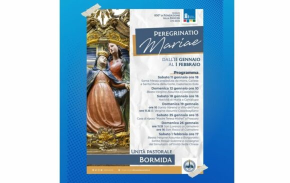 Peregrinatio Mariae 2025: la Madonna della Salve arriva nell’unità pastorale Bormida