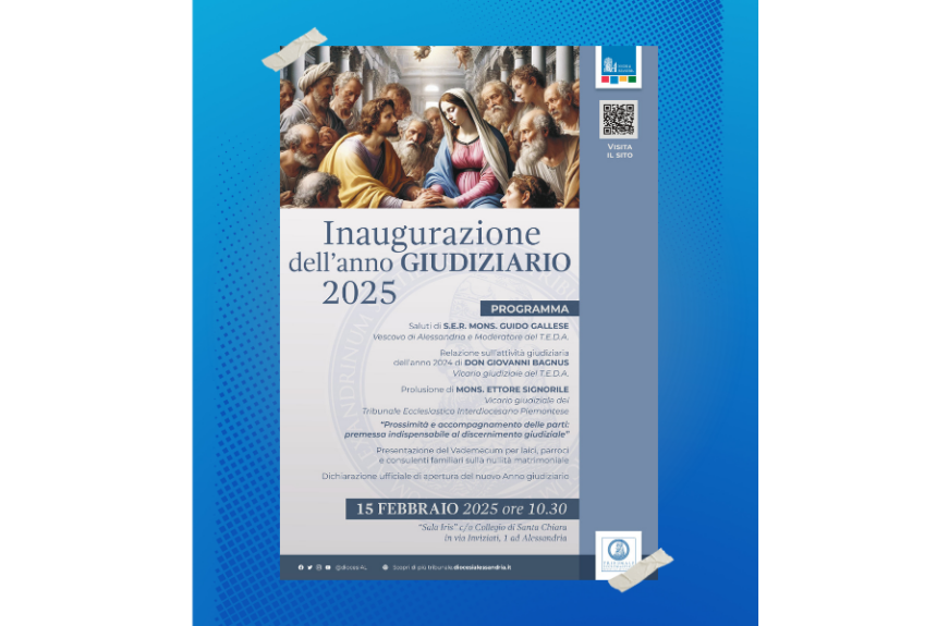 Inaugurazione dell’Anno Giudiziario del Tribunale Ecclesiastico di Alessandria