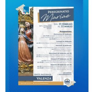 Peregrinatio Mariae 2025: la Madonna della Salve arriva nell’unità pastorale Valenza