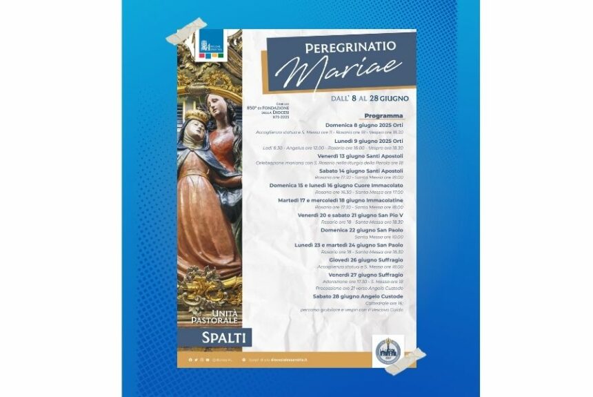 Peregrinatio Mariae 2025: la Madonna della Salve arriva nell’unità pastorale Spalti