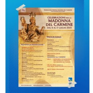 Madonna del Carmine: le celebrazioni ad Alessandria dal 6 al 17 luglio 2025