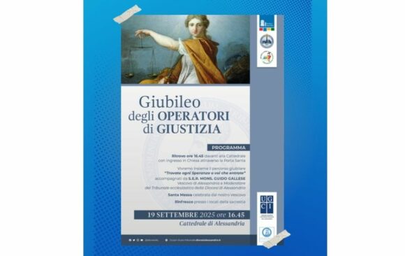 Giubileo degli operatori di giustizia: appuntamento venerdì 19 settembre in Cattedrale