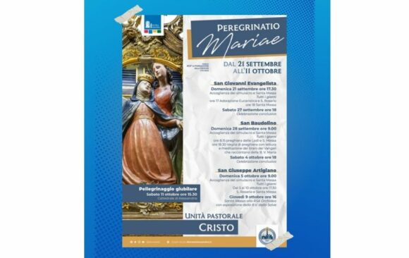 Peregrinatio Mariae 2025: la Madonna della Salve arriva nell’unità pastorale Cristo