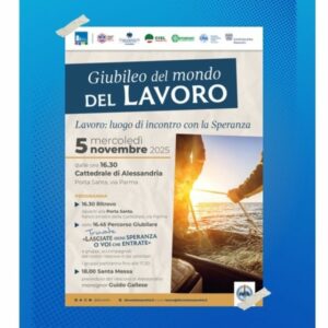 Giubileo del mondo del Lavoro: l’appuntamento è il 5 novembre 2025