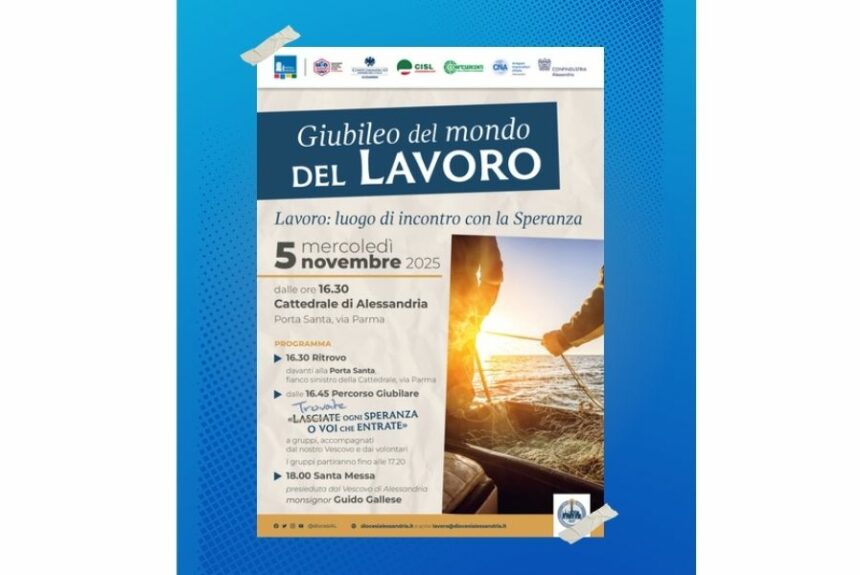 Giubileo del mondo del Lavoro: l’appuntamento è il 5 novembre 2025 Giubileo del mondo del Lavoro: l’appuntamento è il 5 novembre 2025