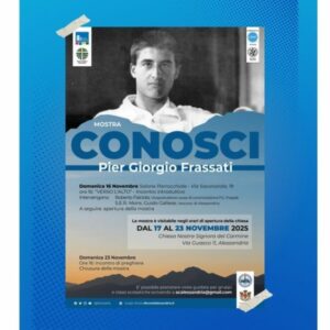“Conosci Pier Giorgio Frassati”: la mostra sul Santo ad Alessandria dal 16 novembre “Conosci Pier Giorgio Frassati”: la mostra sul Santo ad Alessandria dal 16 novembre