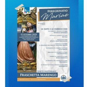 Peregrinatio Mariae 2025: la Madonna della Salve arriva nell’unità pastorale Fraschetta Marengo