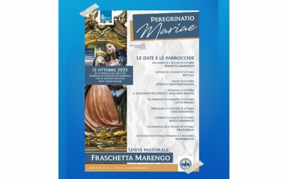 Peregrinatio Mariae 2025: la Madonna della Salve arriva nell’unità pastorale Fraschetta Marengo