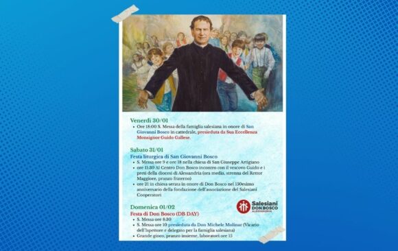 La festa di San Giovanni Bosco: il programma delle celebrazioni dal 30 gennaio al 1 febbraio 2026 La festa di San Giovanni Bosco: il programma delle celebrazioni dal 30 gennaio al 1 febbraio 2026