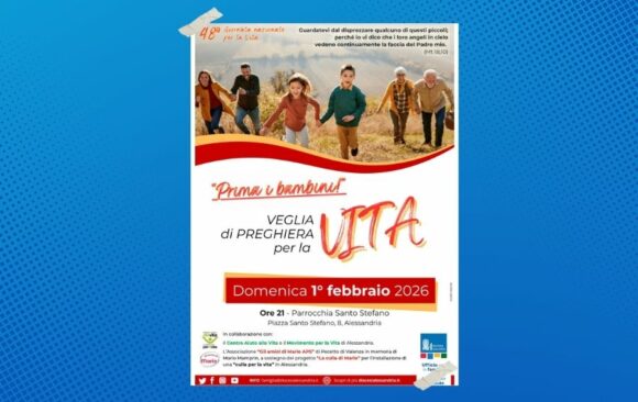 “Prima i bambini”: la Veglia di preghiera per la Vita domenica 1 febbraio 2026