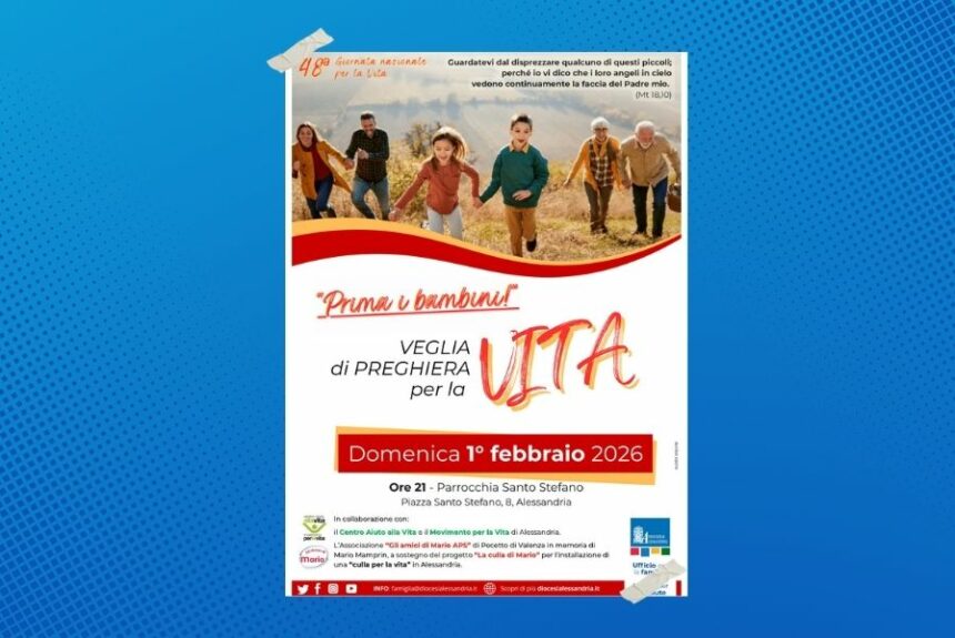“Prima i bambini”: la Veglia di preghiera per la Vita domenica 1 febbraio 2026 “Prima i bambini”: la Veglia di preghiera per la Vita domenica 1 febbraio 2026