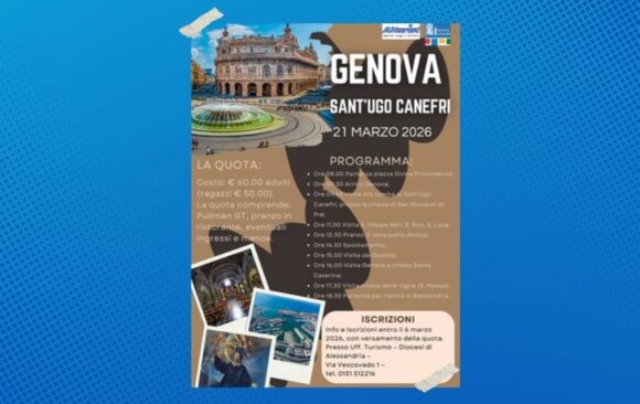 A Genova sulle orme di Sant’Ugo Canefri: gita diocesana il 21 marzo 2026