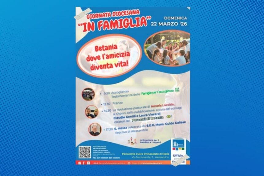 Giornata diocesana per le famiglie: Betania, dove l’amicizia diventa vita! Giornata diocesana per le famiglie: Betania, dove l’amicizia diventa vita!