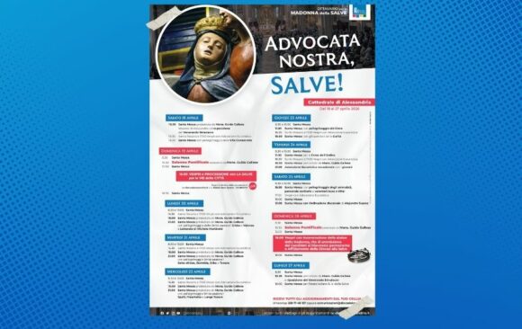 “Advocata nostra, Salve!”: dal 18 al 27 aprile 2026 l’Ottavario della Madonna della Salve