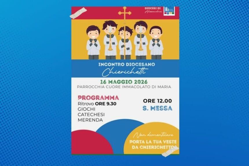 Incontro diocesano dei chierichetti: appuntamento il 16 maggio