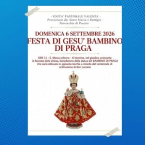 Festa di Gesù Bambino di Praga: appuntamento domenica 6 settembre 2026